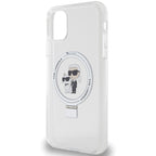 Karl Lagerfeld MagSafe dėklas iPhone 11/XR – baltas -- iPhone XR