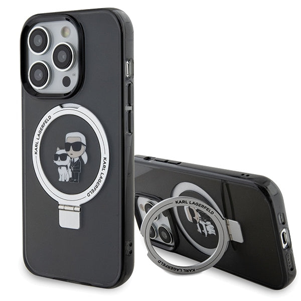 Karl Lagerfeld MagSafe dėklas iPhone 13/13 Pro – juodas
