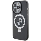Karl Lagerfeld MagSafe dėklas iPhone 13/13 Pro – juodas