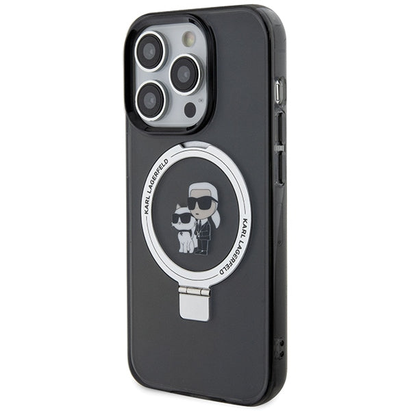 Karl Lagerfeld MagSafe dėklas iPhone 13/13 Pro – juodas