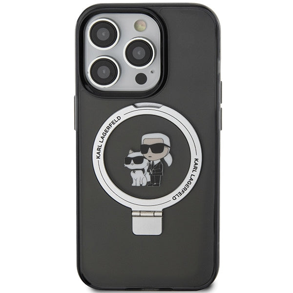 Karl Lagerfeld MagSafe dėklas iPhone 13/13 Pro – juodas
