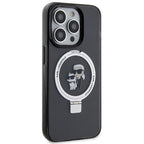 Karl Lagerfeld MagSafe dėklas iPhone 13/13 Pro – juodas