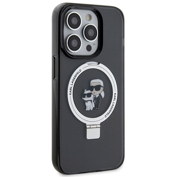 Karl Lagerfeld MagSafe dėklas iPhone 13/13 Pro – juodas