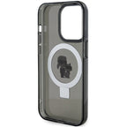 Karl Lagerfeld MagSafe dėklas iPhone 13/13 Pro – juodas