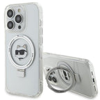 Karl Lagerfeld MagSafe dėklas iPhone 15 Pro – baltas