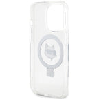 Karl Lagerfeld MagSafe dėklas iPhone 15 Pro – baltas