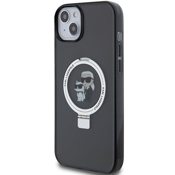 Karl Lagerfeld MagSafe dėklas iPhone 15 Plus – juodas -- iPhone 15 Plus
