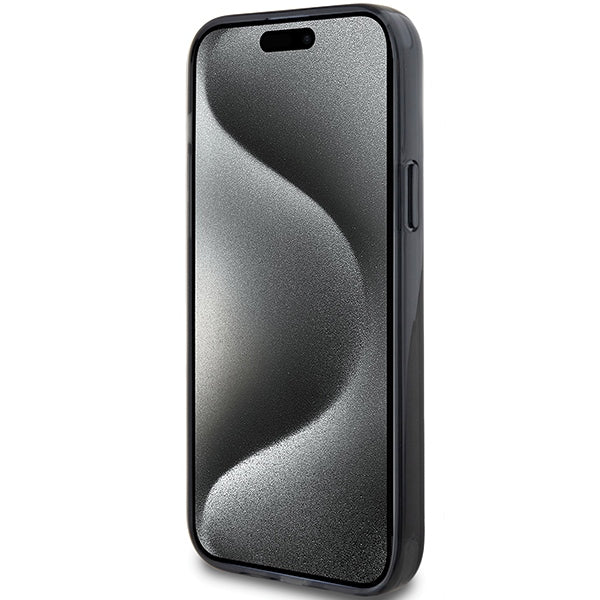 Karl Lagerfeld MagSafe dėklas iPhone 15 Plus – juodas -- iPhone 15 Plus