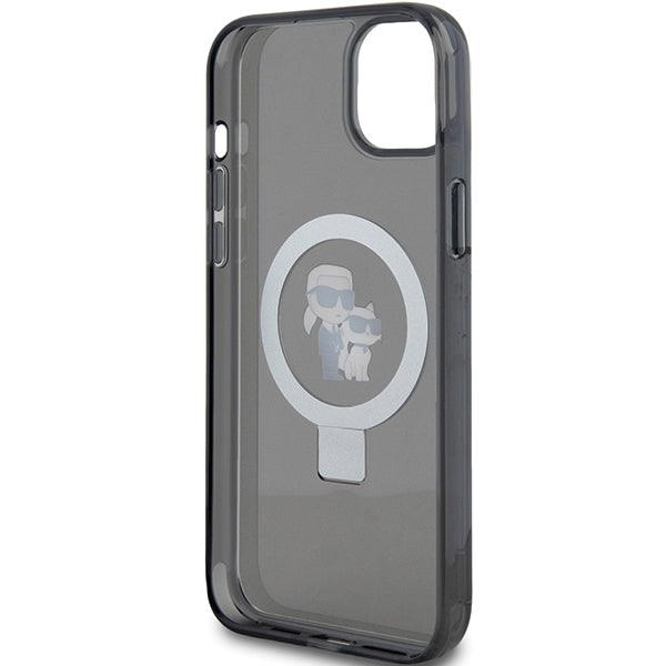 Karl Lagerfeld MagSafe dėklas iPhone 15 Plus – juodas -- iPhone 15 Plus