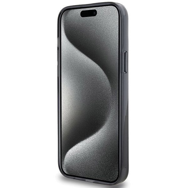 Karl Lagerfeld MagSafe dėklas su stovu iPhone 15 – juodas -- iPhone 15