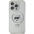 Karl Lagerfeld MagSafe dėklas iPhone 15 Pro Max – baltas