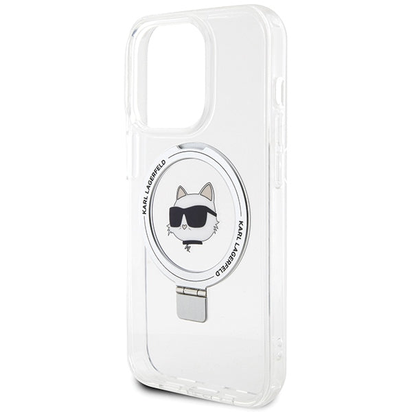Karl Lagerfeld MagSafe dėklas iPhone 15 Pro Max – baltas