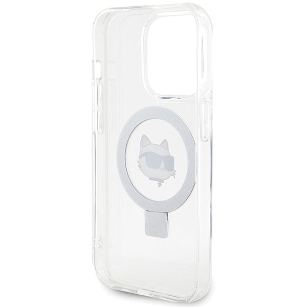 Karl Lagerfeld MagSafe dėklas iPhone 15 Pro Max – baltas