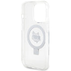 Karl Lagerfeld MagSafe dėklas iPhone 15 Pro Max – baltas