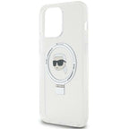 Karl Lagerfeld MagSafe dėklas iPhone 15 Pro Max – baltas
