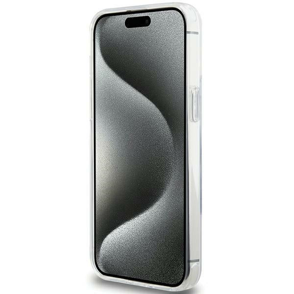Karl Lagerfeld MagSafe dėklas iPhone 15 Pro Max – baltas