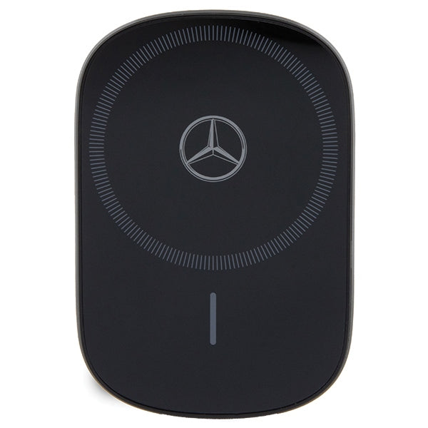 Mercedes MEWCCGSLK 15W indukcinis laikiklis ventiliacijos grotelėms / stiklui, juodas/juodas Silver Stars MagSafe