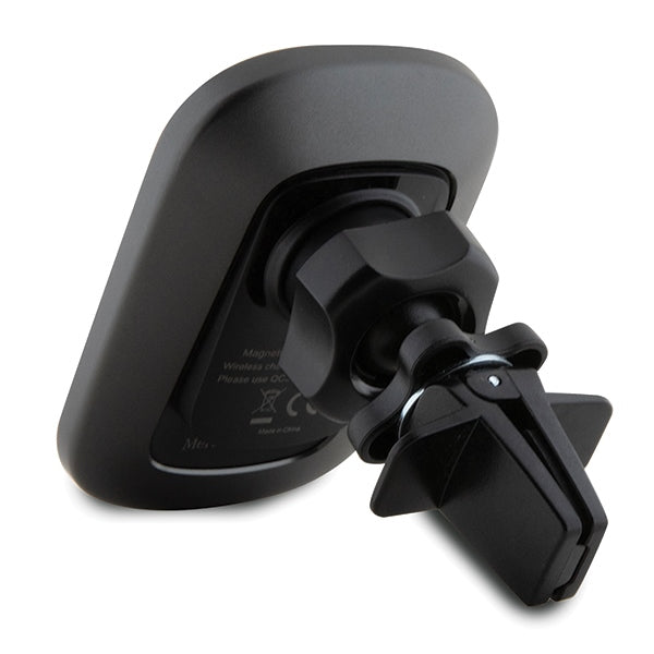 Mercedes MEWCCGSLK 15W indukcinis laikiklis ventiliacijos grotelėms / stiklui, juodas/juodas Silver Stars MagSafe