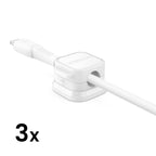 Joyroom JR-ZS368 magnetinė laidų tvarkyklė - balta (3 vnt.) -- Cable Organizers