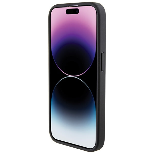 BMW Quilted Tricolor dėklas iPhone 15 Pro – juodas