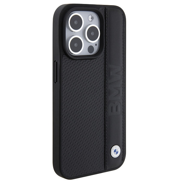 BMW odinis dėklas iPhone 15 Pro Max – juodas