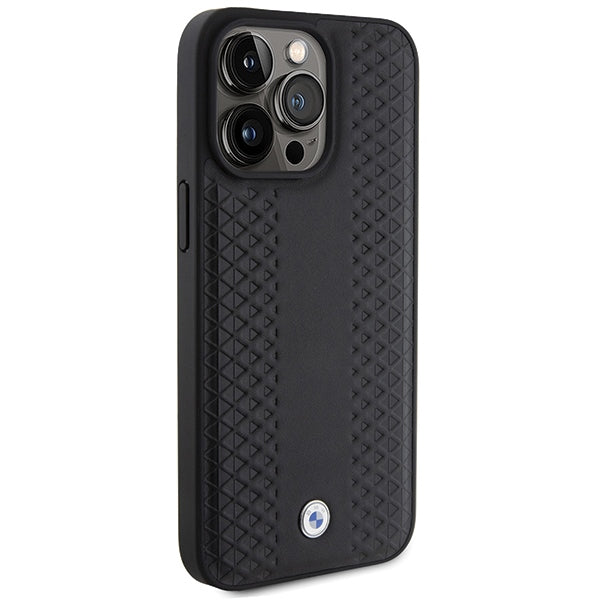 BMW odinis dėklas iPhone 15 Pro Max – juodas -- iPhone 15 Pro Max