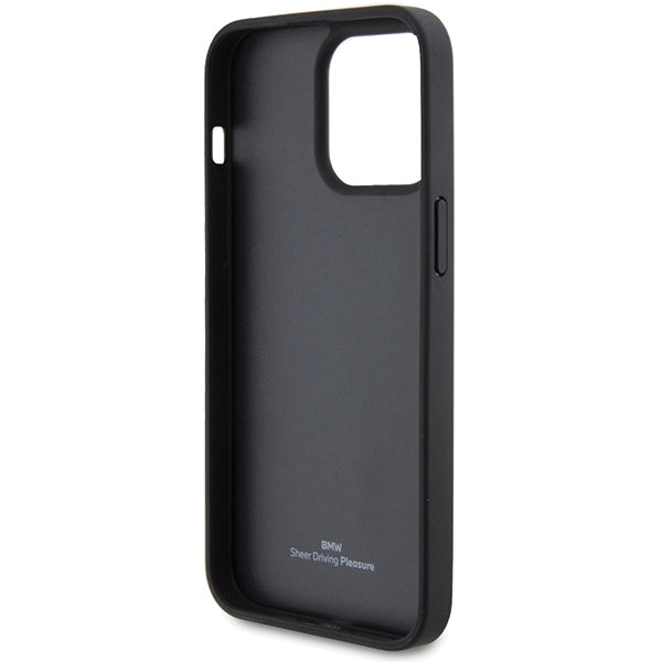 BMW odinis dėklas iPhone 15 Pro Max – juodas -- iPhone 15 Pro Max
