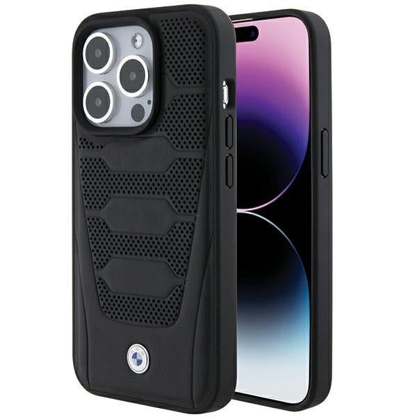 BMW odinis dėklas iPhone 15 Pro Max – juodas