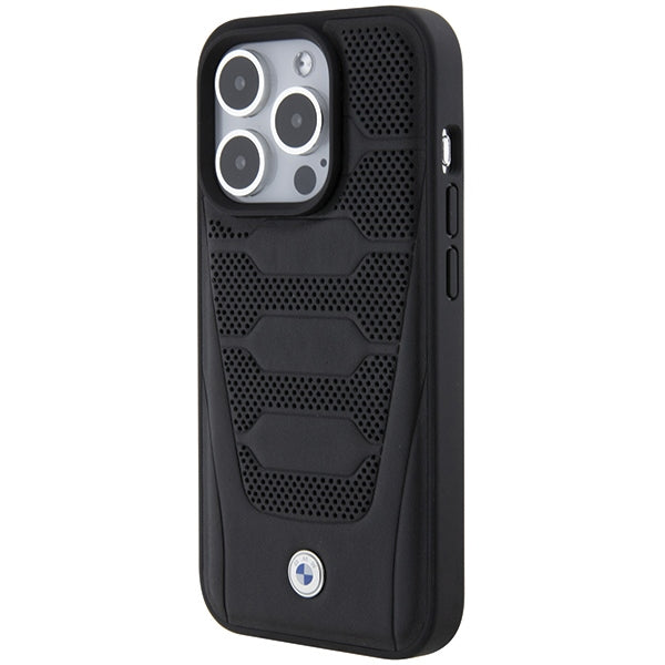 BMW odinis dėklas iPhone 15 Pro Max – juodas