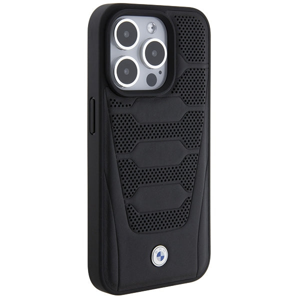 BMW odinis dėklas iPhone 15 Pro Max – juodas