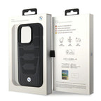 BMW odinis dėklas iPhone 15 Pro Max – juodas