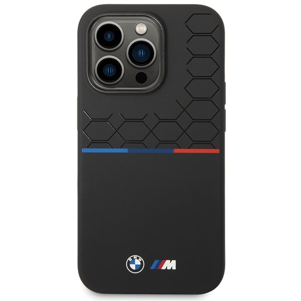 BMW silikoninis dėklas iPhone 15 Pro Max – juodas