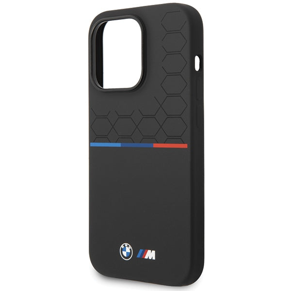 BMW silikoninis dėklas iPhone 15 Pro Max – juodas