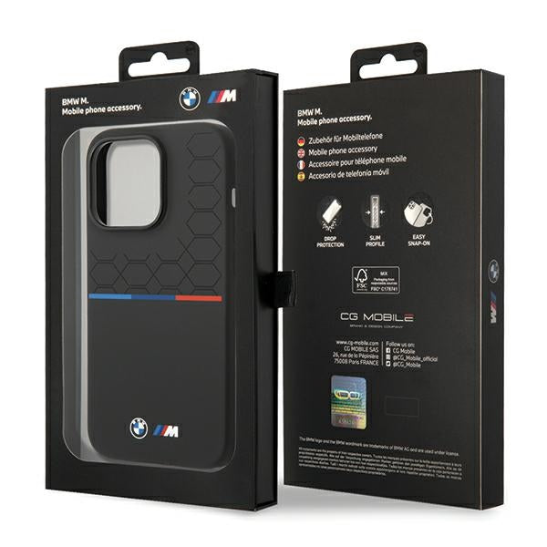 BMW silikoninis dėklas iPhone 15 Pro Max – juodas