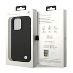 BMW silikoninis dėklas iPhone 15 Pro Max – juodas