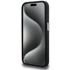 BMW MagSafe silikoninis dėklas iPhone 15 Pro – juodas