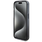 BMW MagSafe dėklas su stovu iPhone 15 Pro – juodas