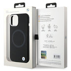 BMW silikoninis MagSafe dėklas iPhone 15 – juodas -- iPhone 15