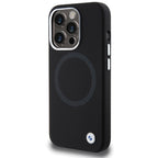BMW silikoninis MagSafe dėklas iPhone 15 Pro Max – juodas