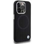 BMW silikoninis MagSafe dėklas iPhone 15 Pro Max – juodas