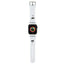 Karl Lagerfeld 3D guminis Karl&Choupette Heads dirželis Apple Watch 42/44/45/49mm - baltas