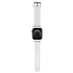 Karlo Lagerfeldo 3D guminis „Choupette“ galvučių dirželis „Apple Watch“ 38/40/41 mm – baltas