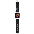 Karl Lagerfeld 3D guminis Karl galvos dirželis Apple Watch 38/40/41mm – juodas