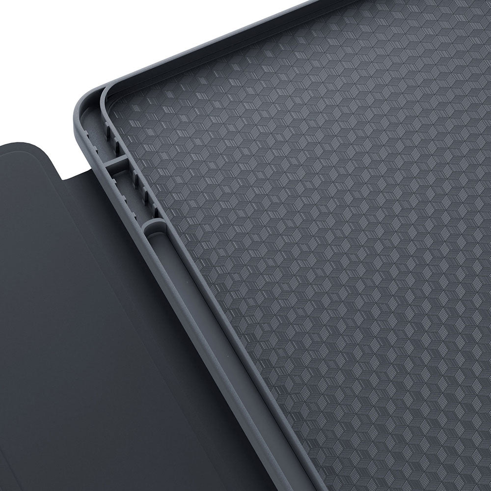 3mk minkštas planšetinio kompiuterio dėklas, skirtas Samsung Galaxy Tab S9 FE - juodas -- Samsung Galaxy Tab S9 FE