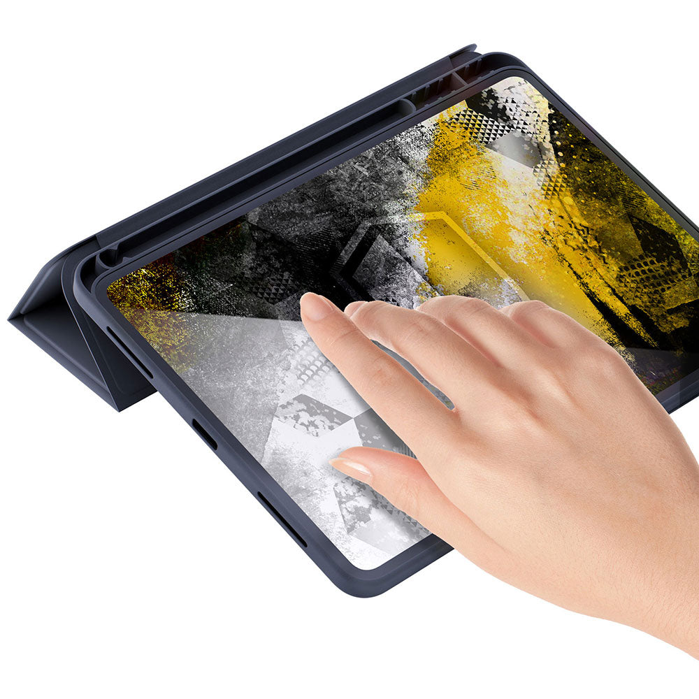 3mk minkštas planšetinio kompiuterio dėklas, skirtas Samsung Galaxy Tab S9 FE - juodas -- Samsung Galaxy Tab S9 FE