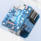 Dudao A4EU USB-A 2.1A sieninis įkroviklis - baltas + USB-A - Lightning laidas