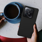Nillkin Super Frosted Shield Pro dėklas Xiaomi 14 Pro – juodas