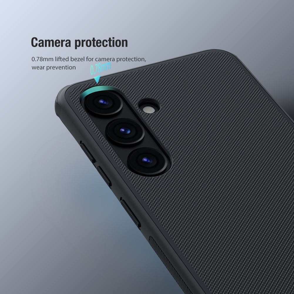 Nillkin Frosted Shield Pro dėklas Galaxy S24+ – raudonas