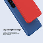 Nillkin Frosted Shield Pro dėklas Galaxy S24+ – raudonas