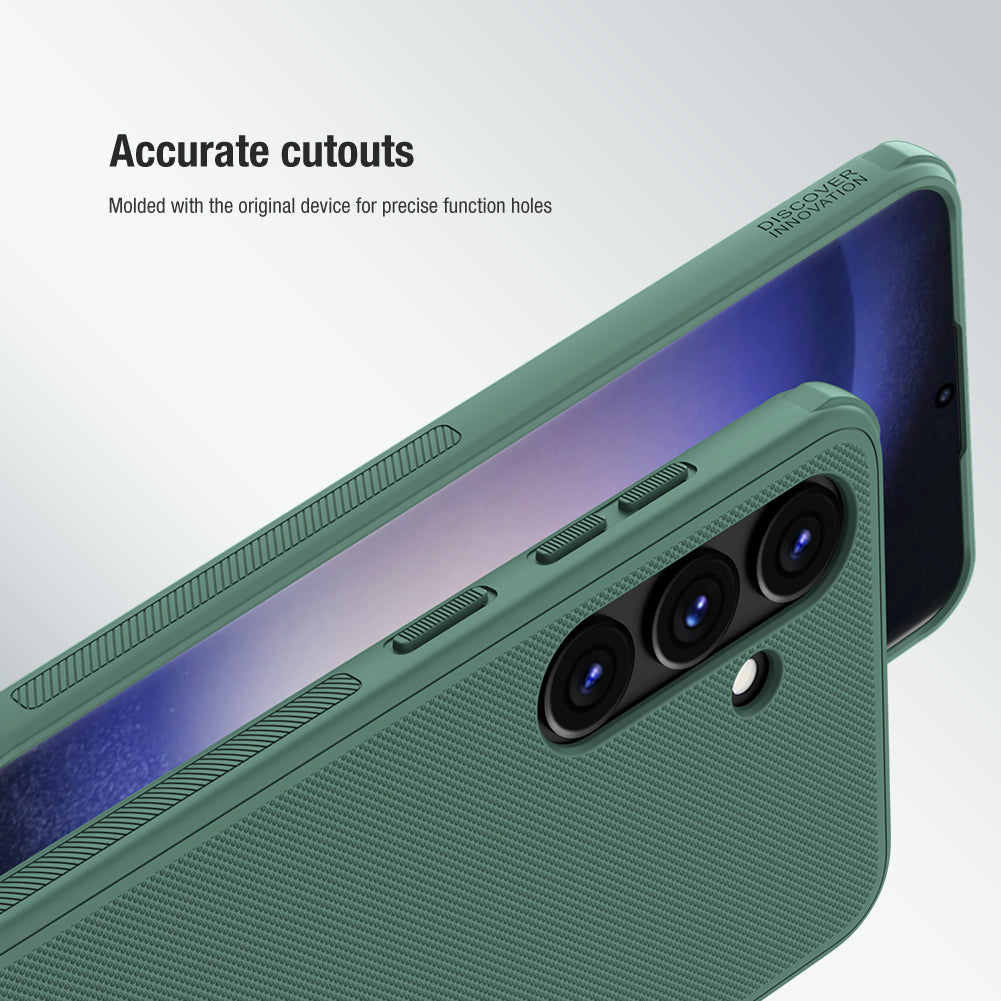 Nillkin Frosted Shield Pro dėklas Galaxy S24+ – raudonas